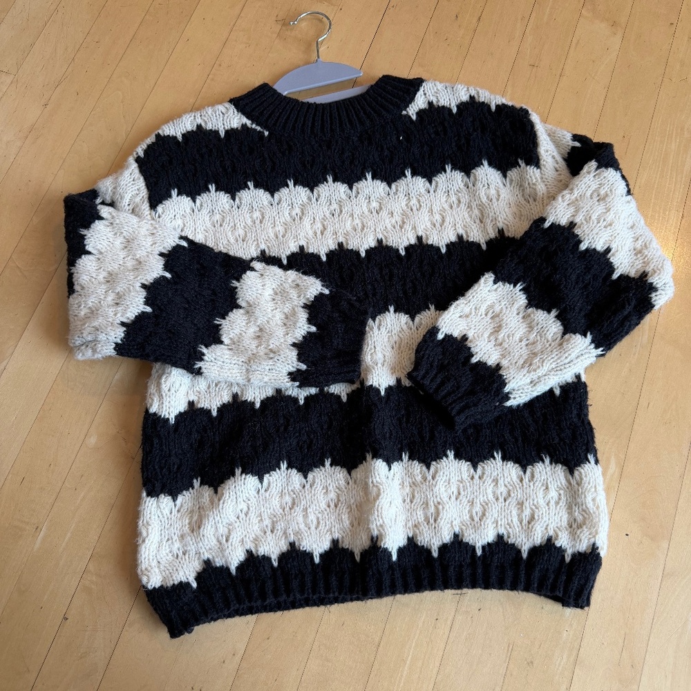Line and Dot Beckett striped sweater, XS, GL1329 - Picture 3 of 6